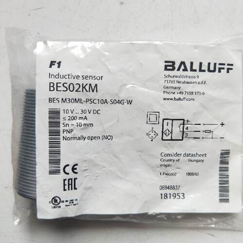议价全新正品 巴鲁夫 BES M30ML-PSC10A-S04G-W BES02KM实物拍摄