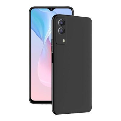 适用vivoY系列黑色硅胶手机壳
