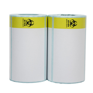 杰普维热敏不干胶回收车标签打印纸卷医废物料热敏标签纸送扫码枪