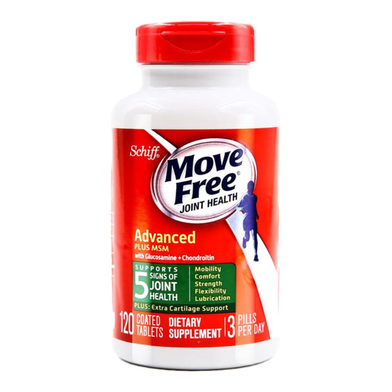 movefree益节氨糖软骨素美国原装进口绿瓶钙片中老年人护关节疼痛