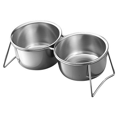 【304不锈钢】狗碗狗狗食盆猫碗
