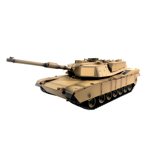 恒龙1:16美国M1A2艾布拉姆斯遥控坦克7.0可发射对战金属模型玩具