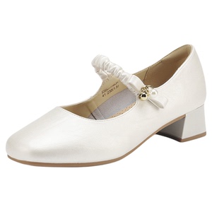 星期六法式玛丽珍女鞋2025夏季新款晚晚风配裙子浅口单鞋高跟鞋子