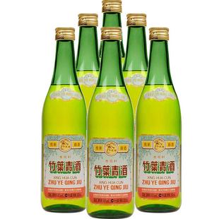 【口粮优选】传承竹叶青酒45度500mL6瓶露酒汾酒山西杏花村非原箱