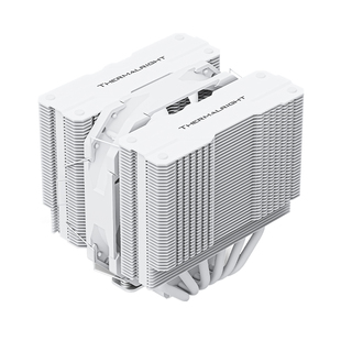 利民PA120 MINI WHITE双塔6热管135mm风冷散热器支持LGA1851/1700