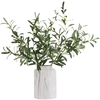 南十字星蓝莓高枝手感胶仿真花