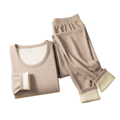 保暖内衣套装男女款秋冬加绒加厚