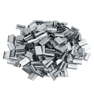 PET塑钢带打包扣手动打包卡扣1608铁皮扣捆绑带手工包装扣铝镀锌