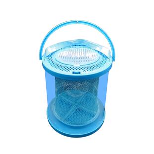 RTI折叠透明鱼桶便携带绳打水桶野钓装小白条马口溪流鱼护活鱼桶