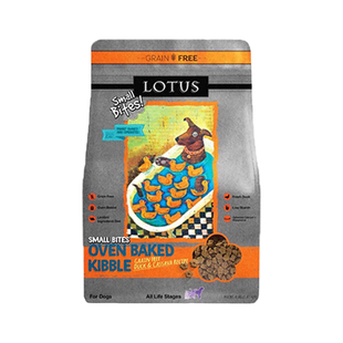 Lotus莲花狗粮珞特斯莲花欧恩焙同厂无谷鸭肉小型犬小颗粒老犬粮