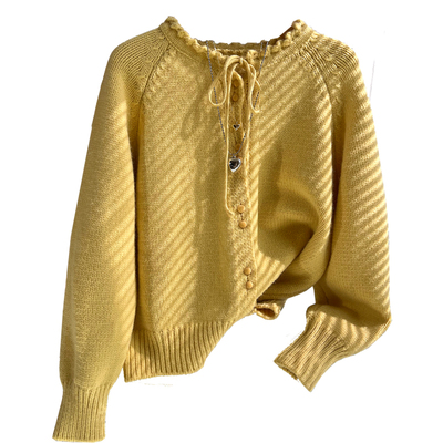 软糯加厚针织开衫毛衣外套女