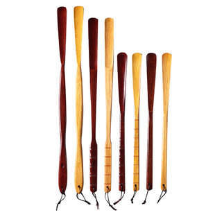 实木鞋拔子长柄家用提鞋器鞋子孕妇老人鞋拔穿鞋器木质加长不弯腰