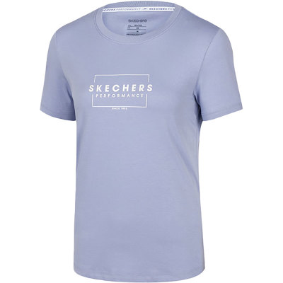 Skechers/斯凯奇正品新款女子时尚舒适透气运动短袖T恤 P222W038