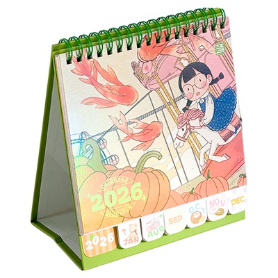 三年二班麻球童话镇台历日历