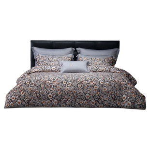 MINE/寐长绒棉双面磨毛四件套纯棉高级床笠秋冬床单套件 艾妮塔