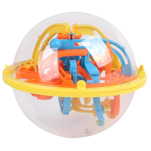 乐尔思3d立体迷宫球轨道滚珠星球魔方迷宫走珠儿童益智类玩具地球