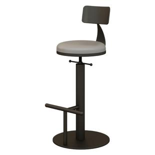 可升降椅子简约吧台椅旋转椅吧凳家用高脚椅前台吧台凳铁艺酒吧椅