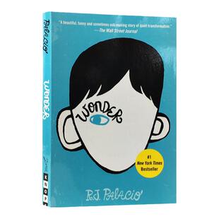 90天发货 Wonder奇迹男孩原著小说 英文原版 R.J. Palacio 青春励志 纽约时报畅销书 进口外文书籍儿童青少年读物 可搭哈利波特