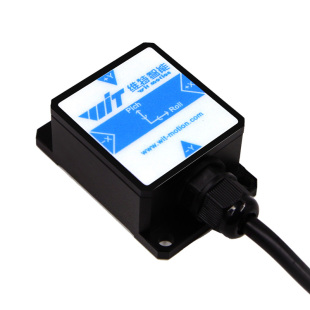 维特智能SINDT双轴倾角传感器姿态角度测量角速度震动Modbus PLC