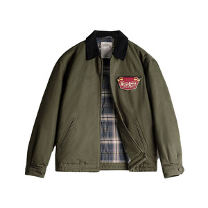 马登工装马登工装美式复古底特律棉服星际穿越猎装J001翻领夹克外套男秋冬