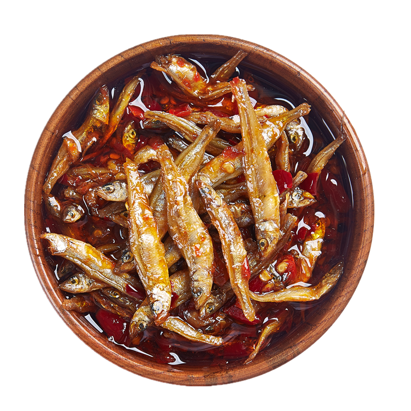 湖南特产下饭菜农家自制瓶装鱼干