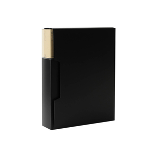 尼家非黑即白a4文件夹透明插页60页资料册学生多层试卷收纳袋乐谱