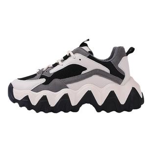 达芙妮厚底老爹鞋女款2025新款秋季熊猫鞋子女轻便休闲鞋运动鞋女