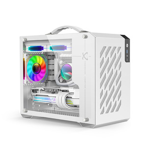未知玩家X200手提便携式台式机MATX侧透240水冷ITX电脑TYPEC机箱