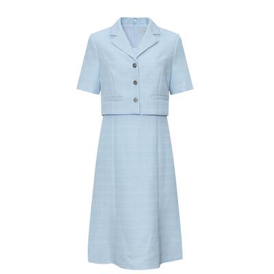 PRICH小香风鱼尾裙摆连衣裙