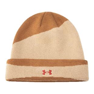 安德玛UA官方户外徒步针织帽运动帽套头保暖护耳防风休闲冬季帽子