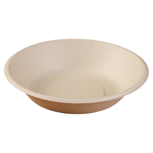 一次性碗纸碗轻食减脂餐打包盒健身沙拉水果纸浆碗希腊冷萃酸奶碗