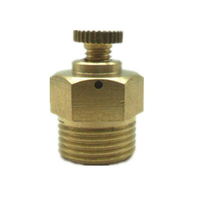 黄铜冷风门手动M10x1螺纹排气阀