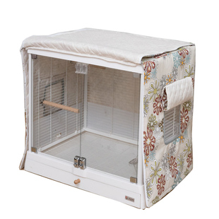 宠物笼保暖罩衣双层夹棉笼罩鸟用品防雨防风达洋优嗖布卡星鸟笼罩