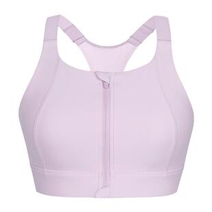 Keep运动内衣女秋冬高强度防震速干收副乳前拉链健身跑步瑜伽文