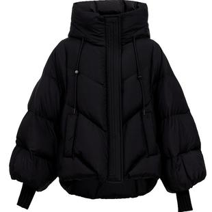 Vero Moda羽绒服女2025冬季新款90白鸭绒轻羽连帽面包服325423030