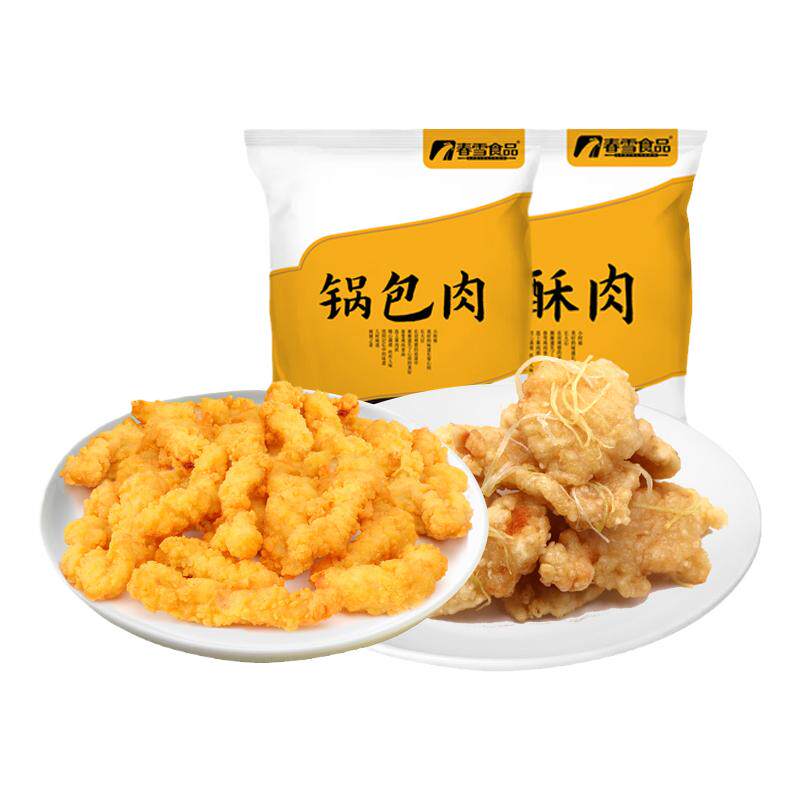 春雪小酥肉锅包肉共2kg空气炸锅