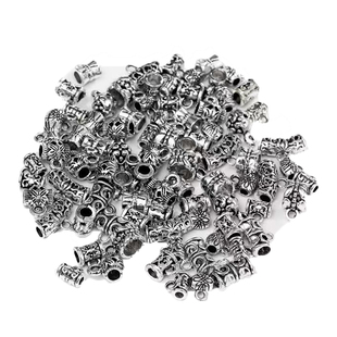 藏银小号花托 流苏帽 珠子托 diy108手链珠托 耳环 流苏配件