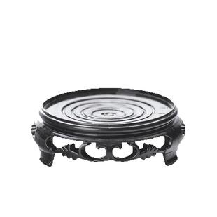 花盆小盆托塑料陶瓷花盆花瓶鱼缸木底座垫底托盘底盘圆形支架托架