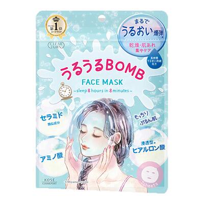 KOSE高丝CLEAR TURN插画系列面膜7片水光肌高保湿补水透亮肌肤
