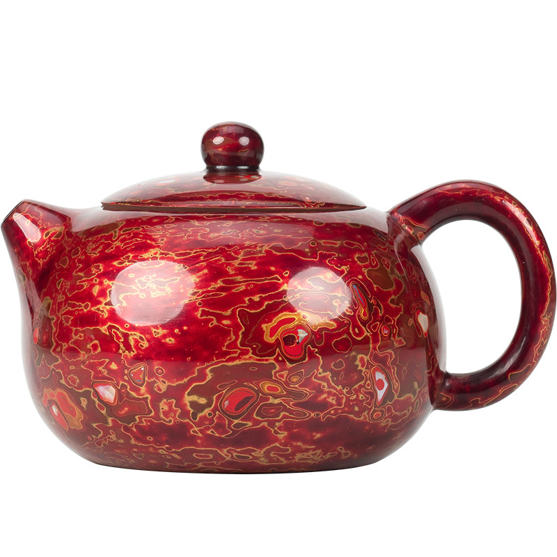 福州非遗漆器手工大漆茶壶
