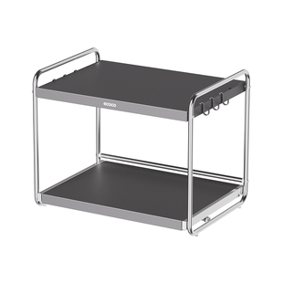 ecoco微波炉置物架厨房台面多功能架可抽拉电饭煲电器烤箱收纳架