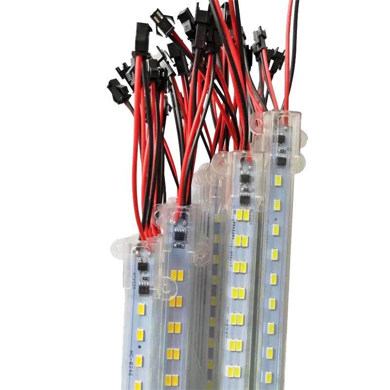 led硬灯条220V贴片防水灯带 超亮长条户外鱼缸展示柜灯管冰箱柜台