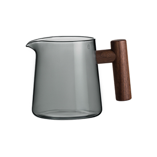 木笙玩物主人公道杯玻璃高档茶壶带手柄茶海单个倒茶公杯分茶器