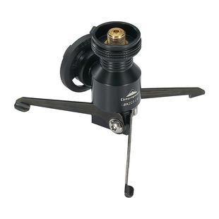 柯曼Z23-CB扁气转接卡式罐炉头三角支架野营炉具防烫扁气接头黑色