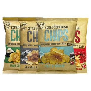 丹麦进口KETTLE恩美斯薯片儿童解馋小零食大礼包膨化休闲食品追剧