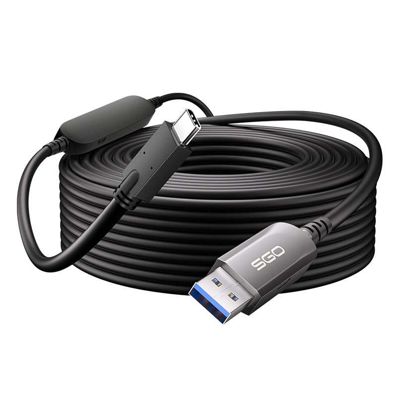 斯格光纤usb3.2转type-c线10Gbps