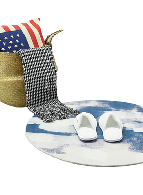 卫生间摆设地毯拖鞋家居软装饰品