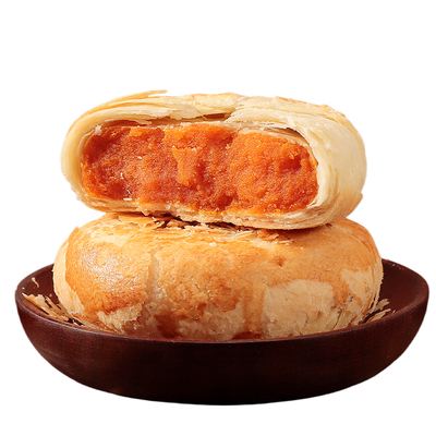 莲香思黄庄月饼苏式酥皮蛋黄五仁