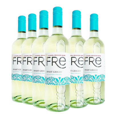 fre无醇葡萄酒脱醇灰皮诺白750mL应酬挡酒舒特轻舞原装进口无酒精