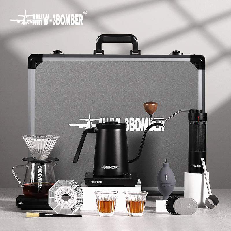 MHW-3BOMBER轰炸机B-3战术箱 便携手冲咖啡壶套装手摇磨豆机 滤杯